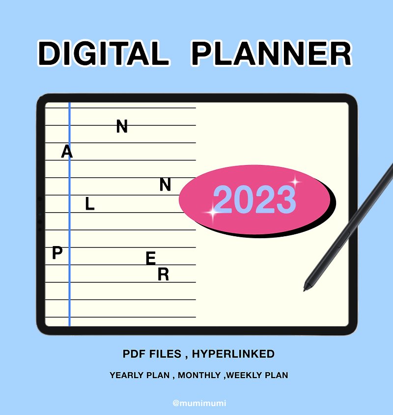 2023 DIGITAL PLANNER - Digital Planner & Materials - Other Materials 
