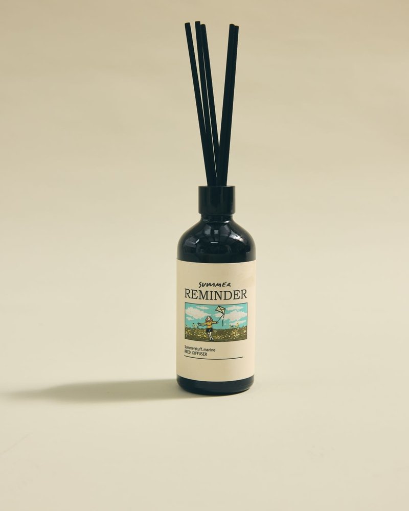 Summerstuff.marine - Summer reminder Reed diffuser ก้านไม้หอมปรับอากาศ - 香氛/精油/擴香 - 其他材質 白色