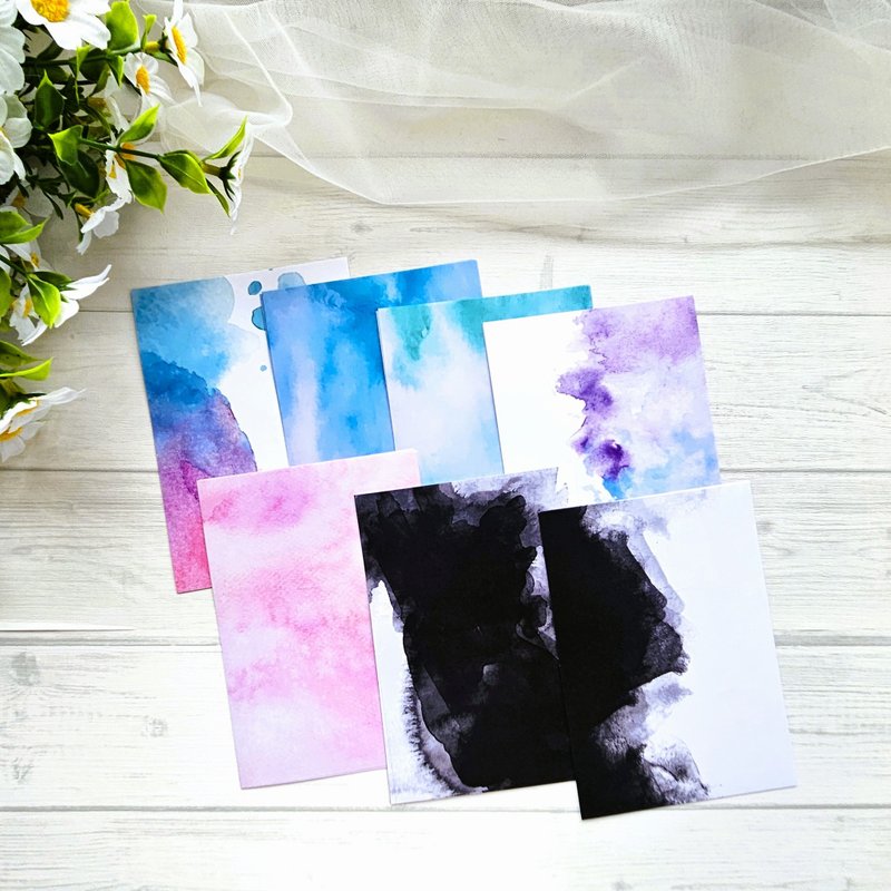 puella_Oriental flower pakage_dye. color - 貼紙 - 紙 
