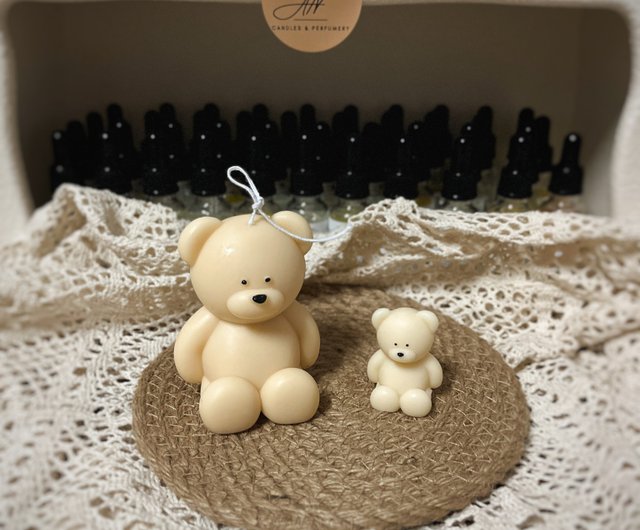 Pseudo paper cup bear, cheese, modeling candle, scented candle, birthday  gift, g - Shop aini candle Candles & Candle Holders - Pinkoi