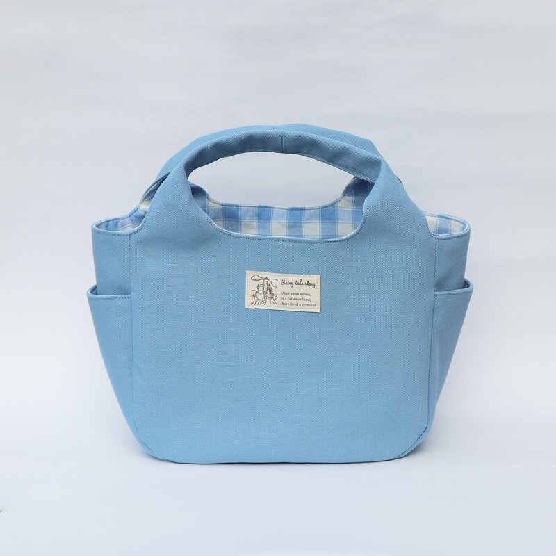 【MY HANDMADE】大容量提袋 l 日本棉布、帆布 - 手提包/手提袋 - 棉．麻 