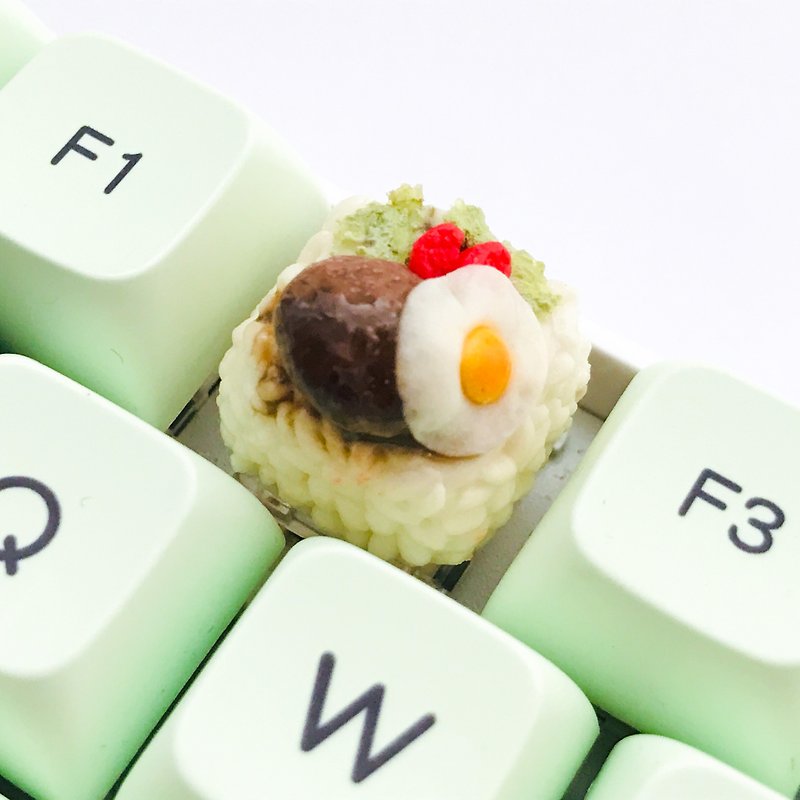 Loco Moco bowl keycap for mechanical Cherry mx switches - Computer Accessories - Clay Brown