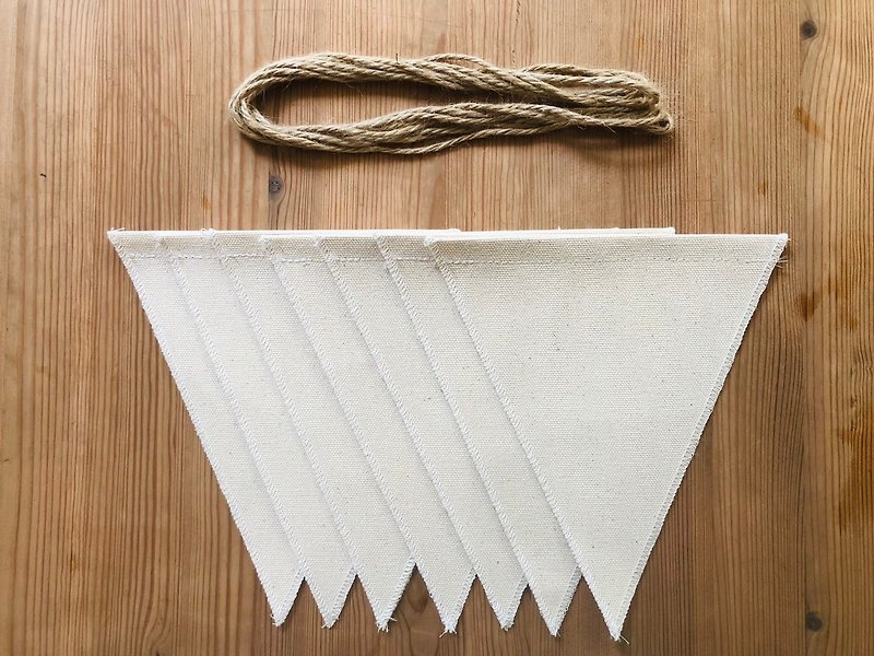 DIY材料包-三角串旗 - 其他 - 其他材質 