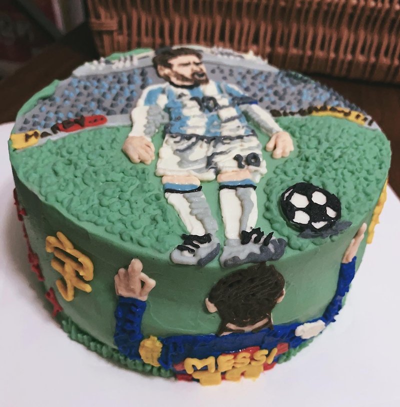 【Customized Cake】Football Stadium Three-Dimensional Cake Birthday Cake Chiffon Cake - เค้กและของหวาน - อาหารสด 