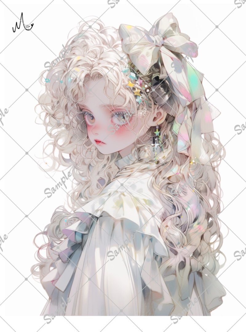 オリジナル人物ステッカー - 貼紙 - 紙 