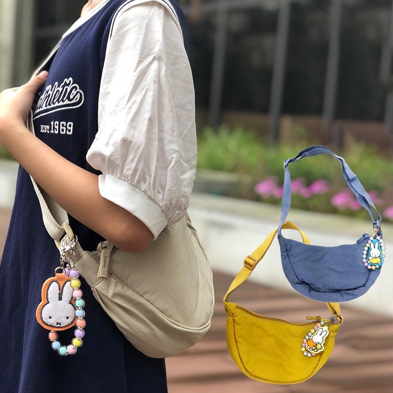 【MIFFY】Crescent Moon Shoulder Bag - Messenger Bags & Sling Bags - Other Materials 