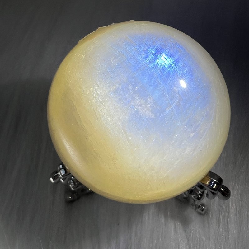 藍光月亮石球 | 水晶 | 水晶球 | 水晶擺件 - 擺飾/家飾品 - 水晶 白色