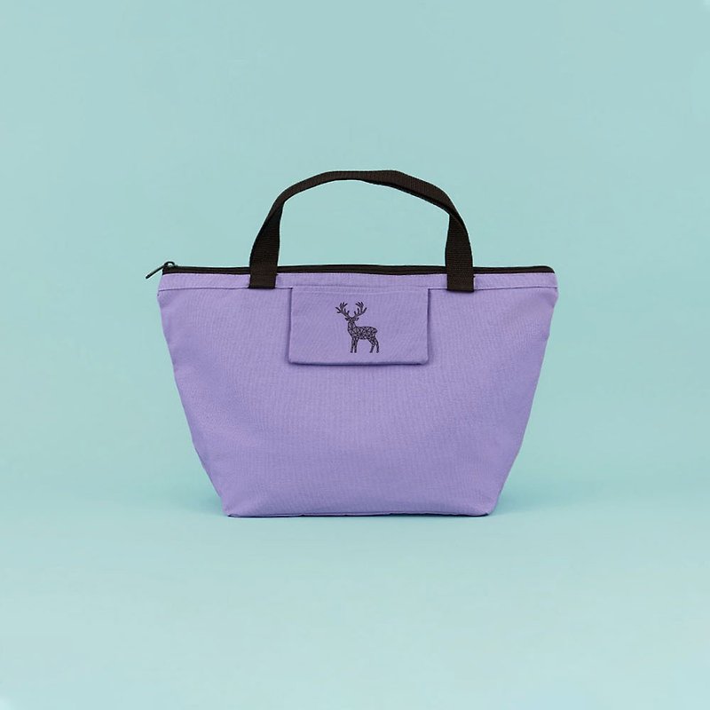 YCCT手提袋+保溫保冷袋-馴鹿 便當袋 生日聖誕交換禮物 - 手提包/手提袋 - 棉．麻 多色