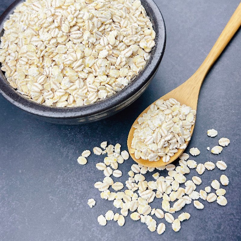 【Talk about delicious food】High-quality barley flakes - Oatmeal/Cereal - Fresh Ingredients White