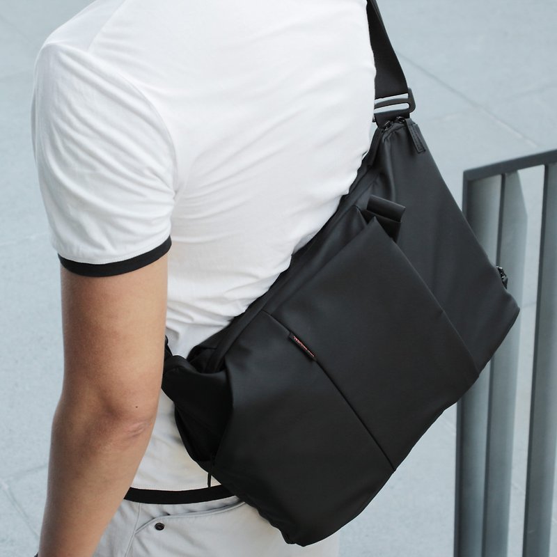 Vesty 2.0 摺疊郵差包 防水 機能單肩包 筆電包 - 側背包/斜孭袋 - 防水材質 