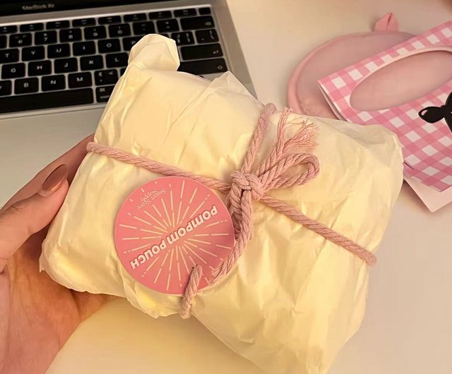 Sweetstore Supplyオリジナル全粉サテンリボン刺繍ポーチ携帯