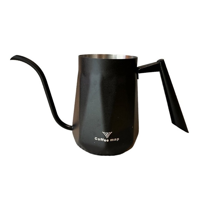 Diamond hand brewing kettle 380ml/6mm spout ear hanging hand brewing kettle coffee narrow mouth pot, coffee pot - Coffee Pots & Accessories - Stainless Steel 