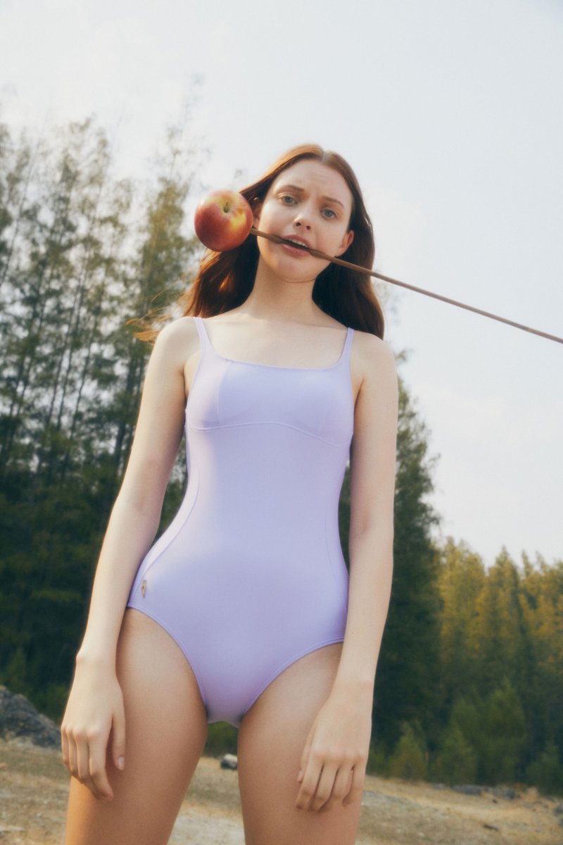 Aprilpoolday Swimwear / NUMBER SEVEN / Violet - ชุดว่ายน้ำผู้หญิง - วัสดุอื่นๆ สีม่วง