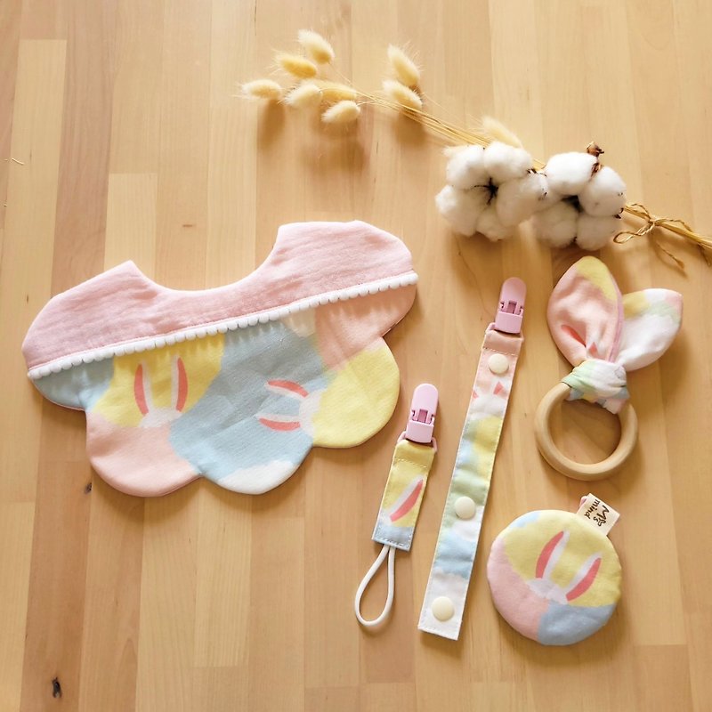Rabbit Treasure Peekaboo / Miyue Gift Box - Baby Gift Sets - Cotton & Hemp 
