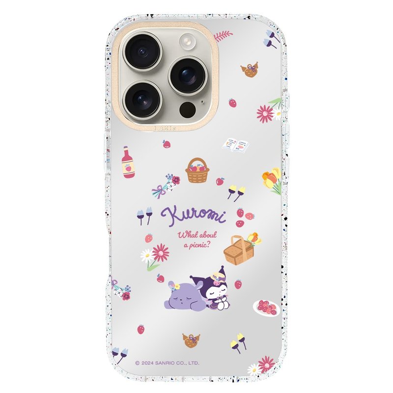 酷洛米 休閒時光 磁吸版彩框 iPhone 16 15 14 13 Pro Max 防摔殼 - 手機殼/手機套 - 環保材質 銀色