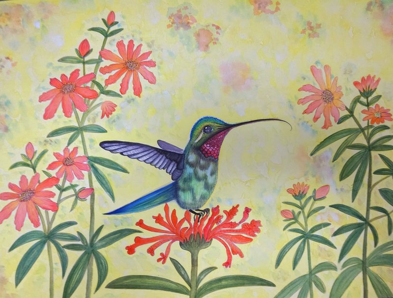 A peaceful little bird (original water color painting) - Posters - Paper Multicolor