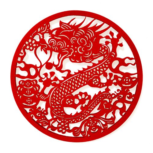寶號BONHO 【好運龍總來】龍年毛氈春聯掛飾