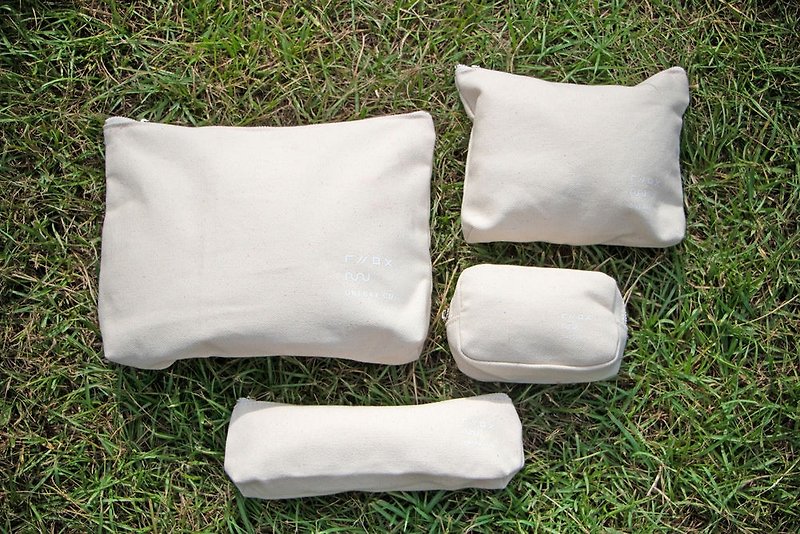 Small day 4our-You package - Toiletry Bags & Pouches - Cotton & Hemp White