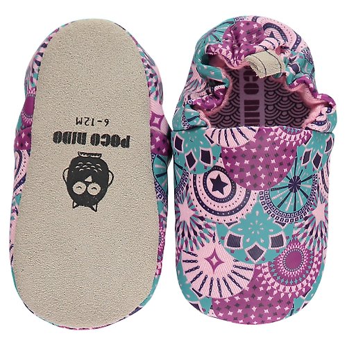 Poco Nido Poco Nido (英國) 嬰兒 BB鞋 學行/學步鞋仔 - 紫色圖案