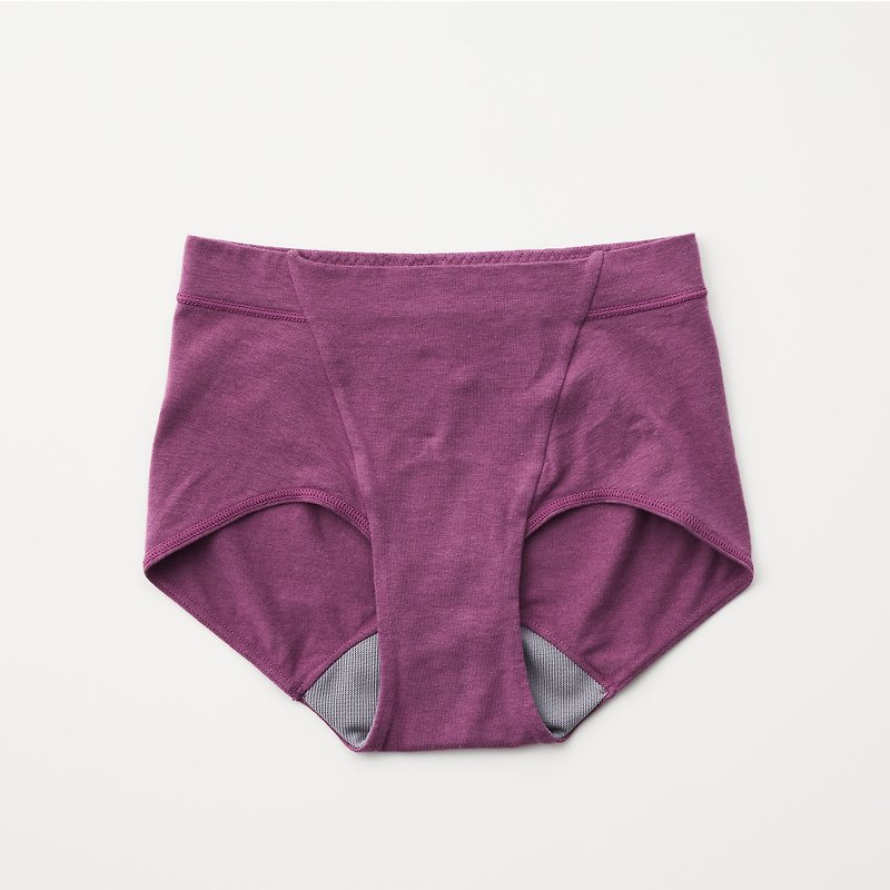 [ayame] Absorbent period pants, always clean, pads sold separately, regular length - Women's Underwear - Cotton & Hemp 