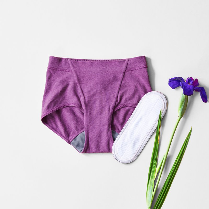 肌にやさしいオーガニックコットン生理ショーツ　レギュラー　パッド別売 - 女內衣褲 - 棉．麻 