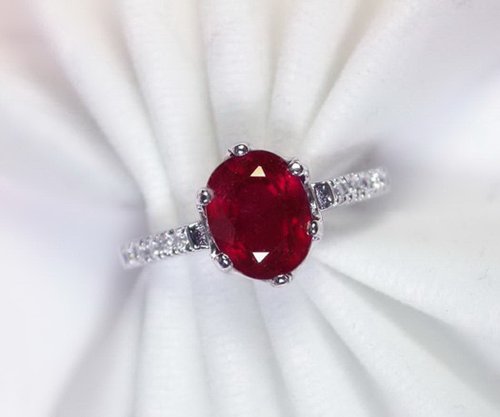 3.65 ct Natural red ruby ring silver sterling wedding ring size us 7.0 and free resize 2024 all size.