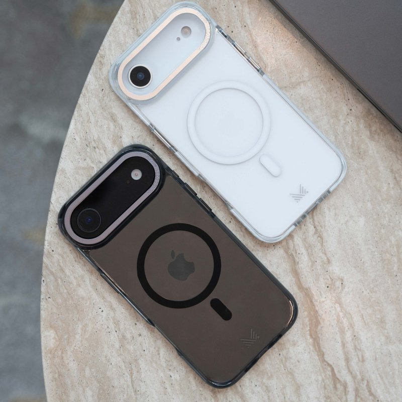 LUCID | iPhone 17 鏡頭支架兼容 MagSafe 防摔手機保護殻 - 其他 - 聚酯纖維 透明
