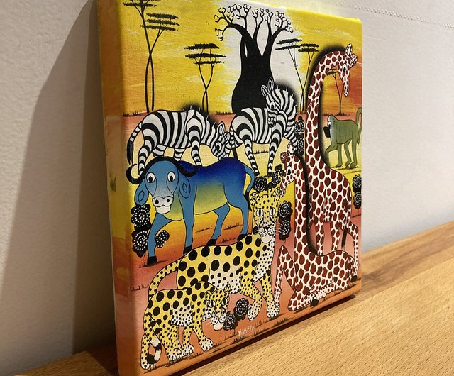 絵画 Tingatinga 20*20cm (9) 31d69ae7341a10b7648adec85e21cc