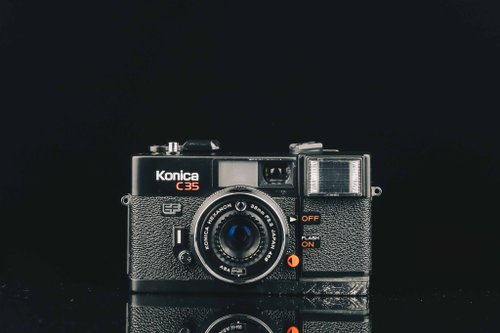 瑞克先生-底片相機專賣 Konica C35 EF #6121 #135底片相機