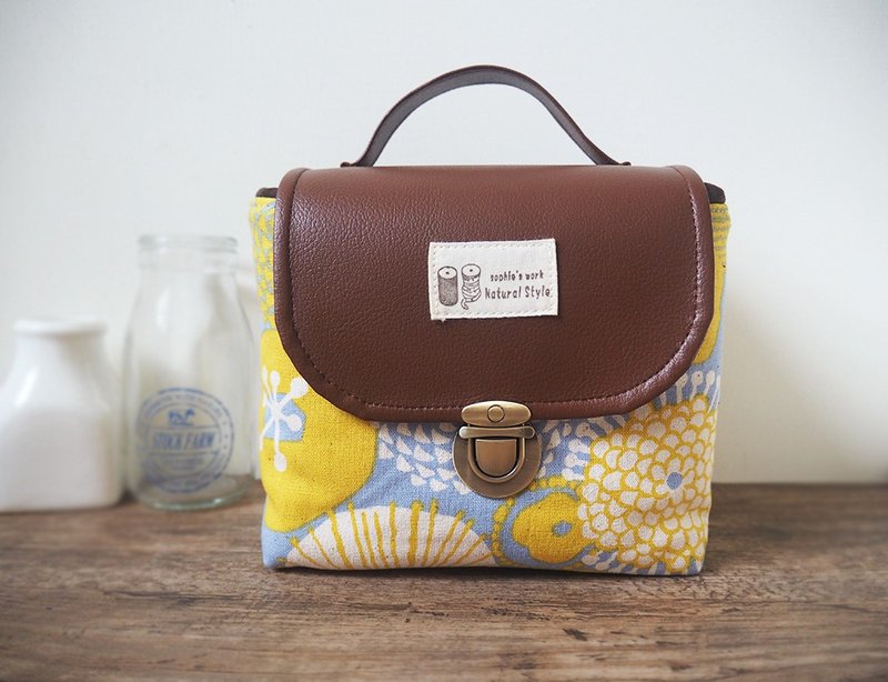 | 大相機包 | 類單小單眼相機包 厚鋪棉 (璀璨煙火) BZ69 - 相機包/相機袋 - 棉．麻 黃色