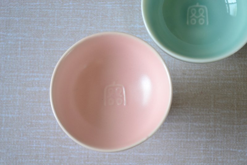 若櫻粉小高足杯 禮盒 送禮 禮物包裝七夕 - 咖啡壺/手沖壺 - 瓷 粉紅色
