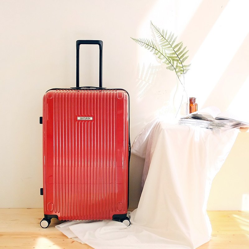 【CENTURION百夫長】拉鍊款29吋野莓紅行李箱 - 行李箱 / 旅行喼 - 其他材質 紅色