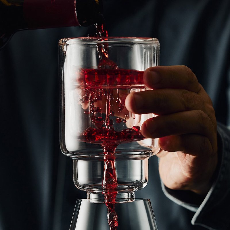 POLAR ICE - ディオニュソス ベンチュリ デキャンタ (スタッキング キット) - ワイングラス・酒器 - ガラス 透明