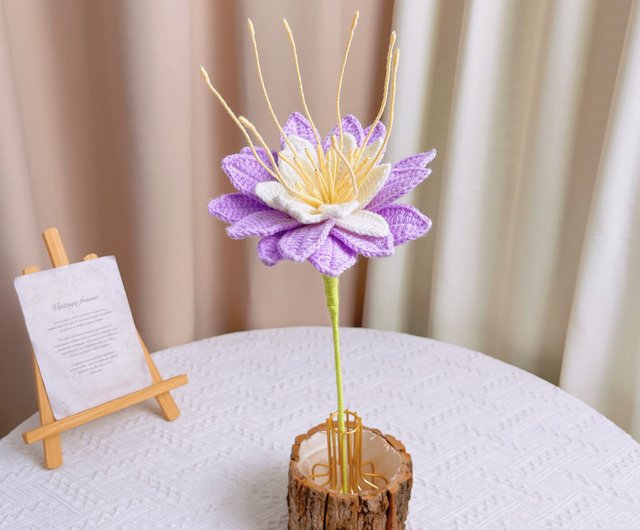 卒業祝い 卒業式用ブーケ カスタマイズギフト 2025年7月誕生花 - 紫色