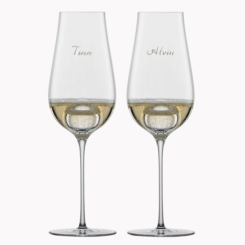 (price for one pair) 331cc [Schott Zwiesel, Germany] Air Sense handmade champagne pair - Bar Glasses & Drinkware - Glass Transparent
