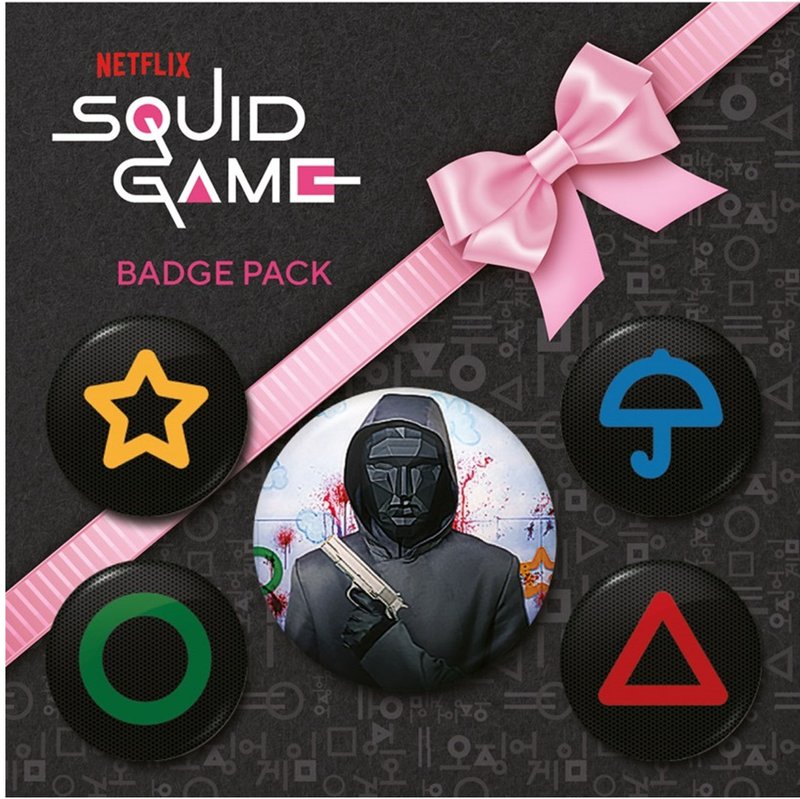 【魷魚遊戲】Squid Game 椪糖遊戲徽章組 - 胸針 - 其他材質 多色