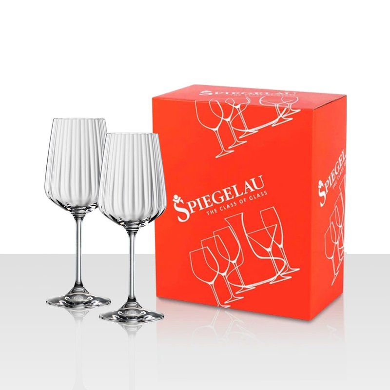 【Spiegelau】 Life Style white wine glass-2 pieces gift box - Bar Glasses & Drinkware - Glass 