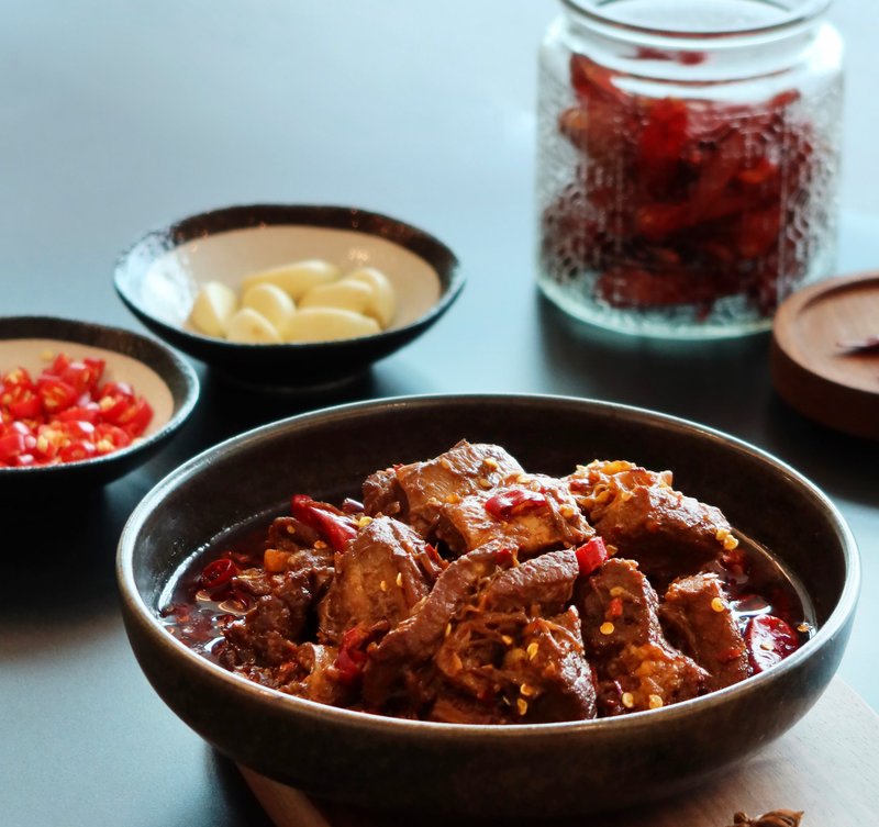 Spicy braised beef brisket - เครื่องปรุงรสสำเร็จรูป - กระดาษ 