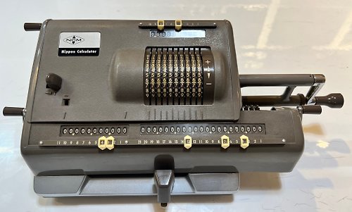 我思文創 我思藏 1960年代 日本Nippon Calculator 機械計算機 9成新 功能完全正常
