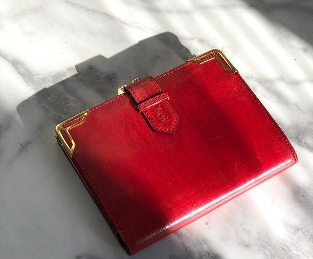 日本直送 名牌中古包 】Yves Saint Laurent イヴ・サンローラン 財布 