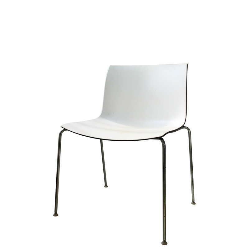 展示品出清 / 白色塑膠椅子 - 椅子/梳化 - 塑膠 白色