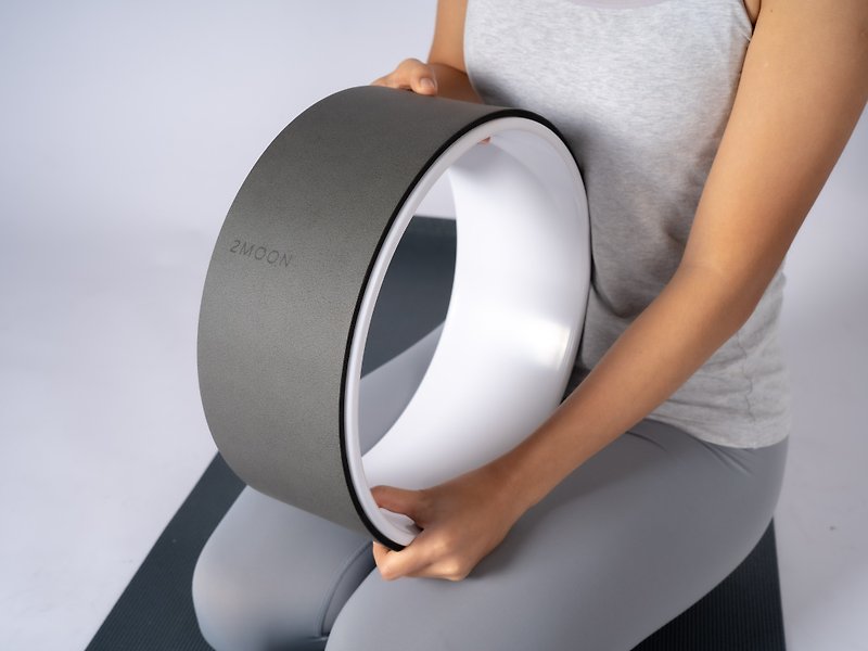 2MOON simple modern yoga wheel - อุปกรณ์ฟิตเนส - พลาสติก สีเทา