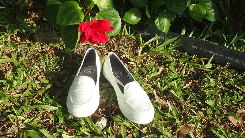 Adeia is comfortable, simple and easy to wear good shoes~ the first choice for pure white mocha dolls to work well - Mary Jane Shoes & Ballet Shoes - Other Materials 