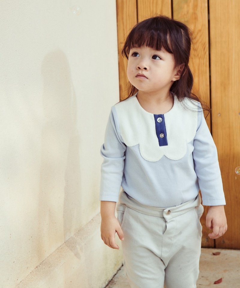 Butterfly flying flower collar onesies - ชุดทั้งตัว - ผ้าฝ้าย/ผ้าลินิน 