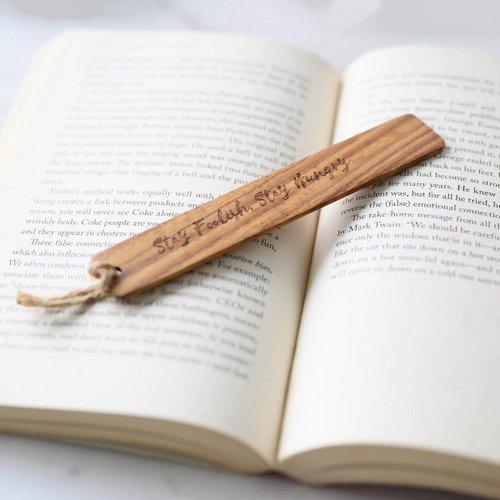 Wooden Bookmark with Personalized Designs - Shop NSJ Stylish