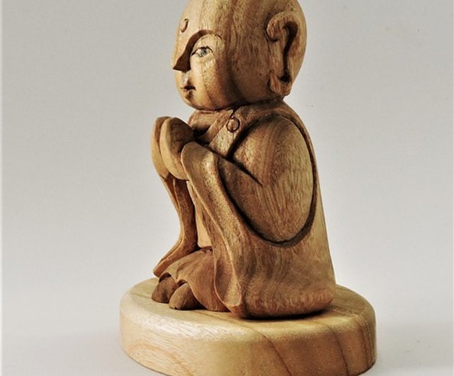木彫り　伝統工芸品井波彫刻　かわいいお地蔵さま 木彫り 伝統工芸品井波彫刻 かわいいお地蔵さま その他 木彫り 伝統