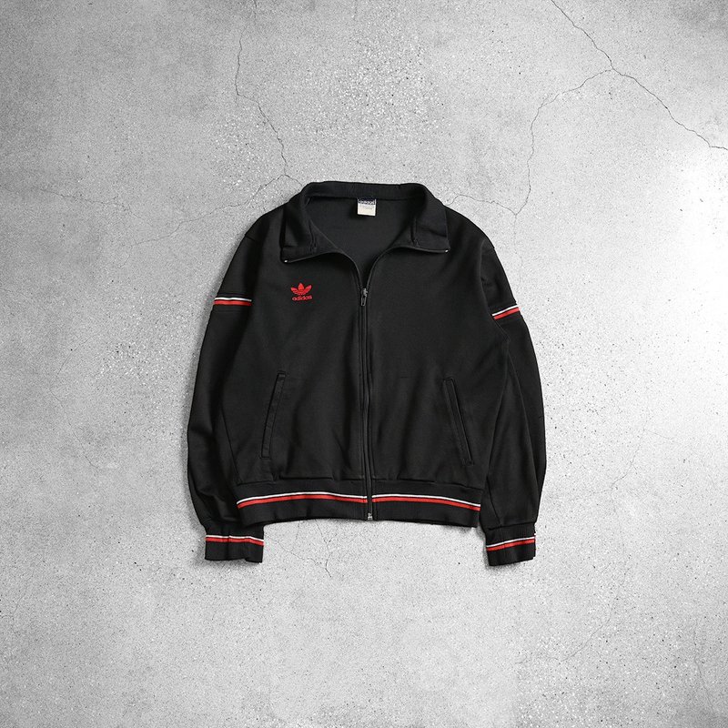 Vintage adidas 運動外套 / 教練外套、復古休閒、美式運動外套 - 女大衣/外套 - 其他材質 黑色