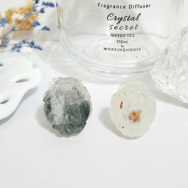 藍幽靈龍龜/錦鯉膠花龍龜 - 擺飾/家飾品 - 水晶 藍色