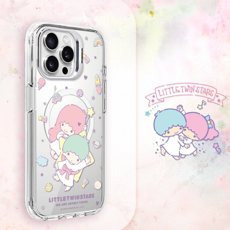 三麗鷗 iPhone 全系列 防震雙料隱形立架磁吸手機殼-星際雙子星 - 手機殼/手機套 - 其他材質 多色