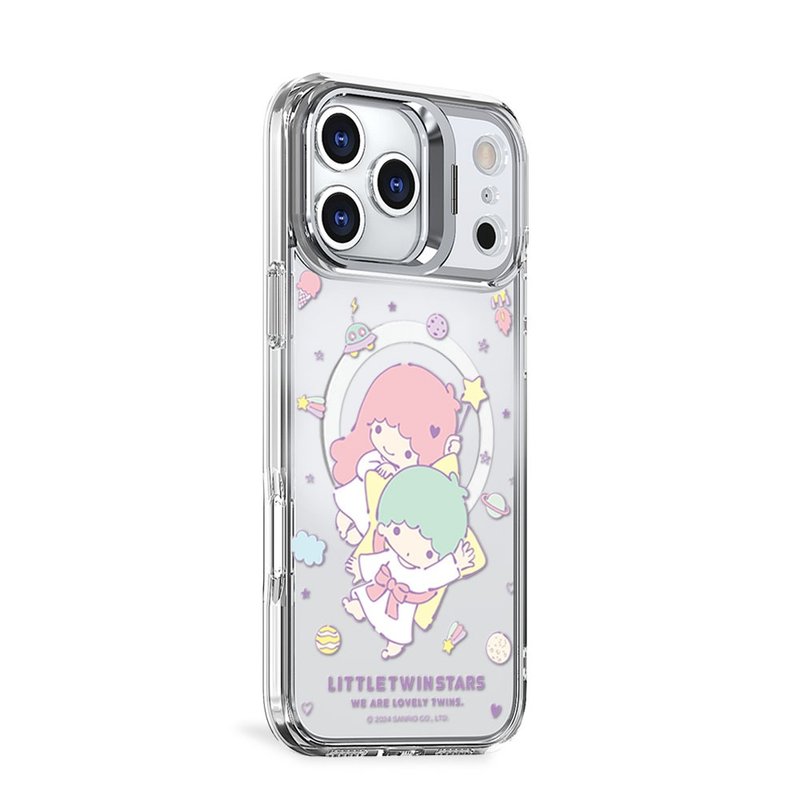 三麗鷗 iPhone 全系列 防震雙料隱形立架磁吸手機殼-星際雙子星 - 手機殼/手機套 - 其他材質 多色